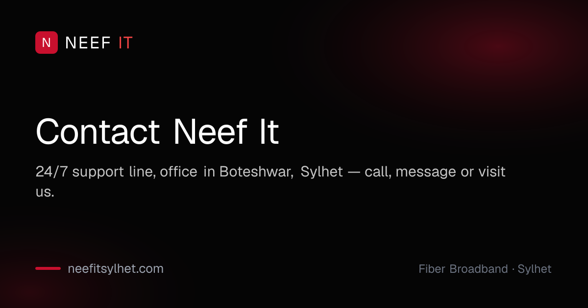 Contact | Neef It